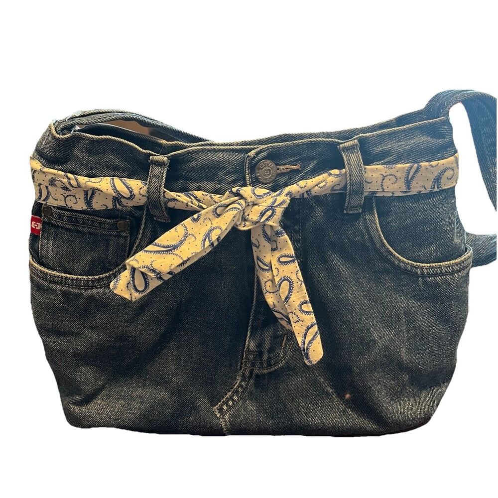 Vintage OTB Jeanswear Denim Purse Handmade Handbag Women's Upcycled Purse